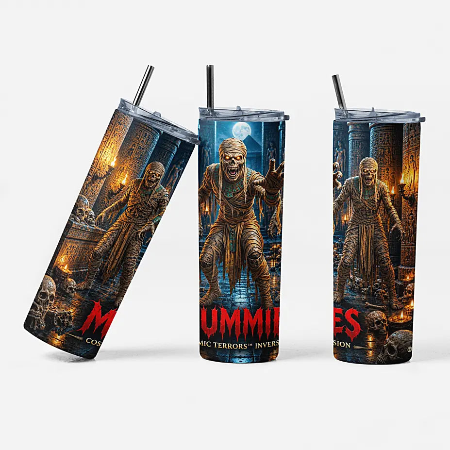 Cosmic Terrors™ Inversion - Mummies 20oz Skinny Tumbler