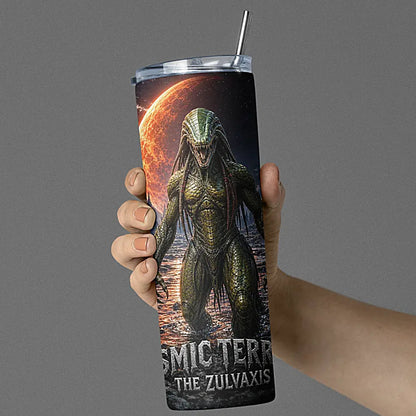 Cosmic Terrors™ - The Zulvaxis 20oz Skinny Tumbler