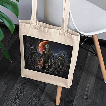 Cosmic Terrors™ - The Zulvaxis Canvas Tote Bag