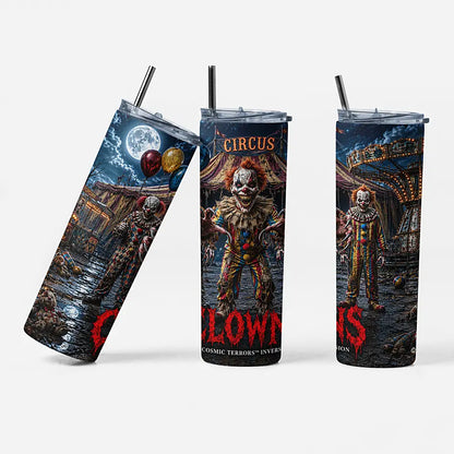 Cosmic Terrors™ Inversion - Clowns 20oz Skinny Tumbler