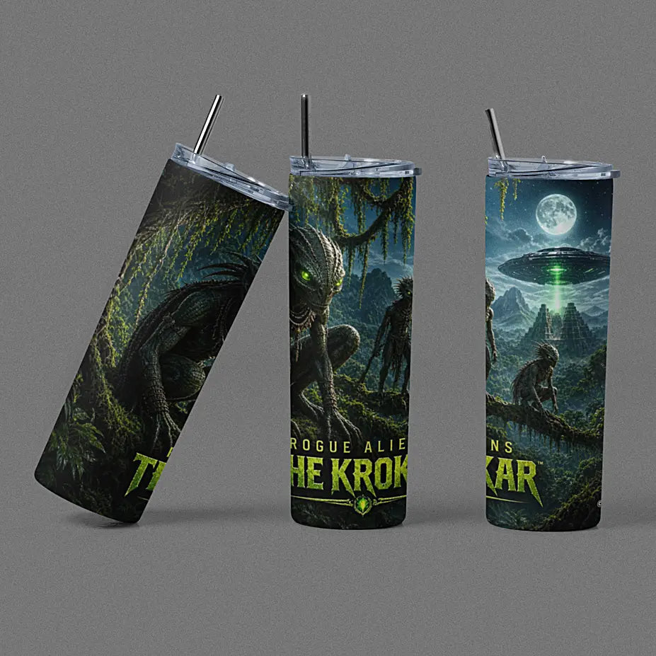 Rogue Aliens™ - The Krokar 20oz Skinny Tumbler