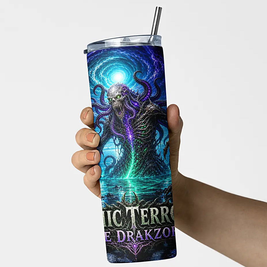 Cosmic Terrors™ - The Drakzor 20oz Skinny Tumbler