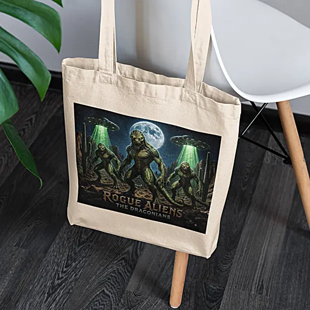 Rogue Aliens™ - The Draconians Canvas Tote Bag