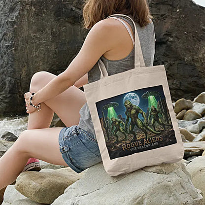 Rogue Aliens™ - The Draconians Canvas Tote Bag