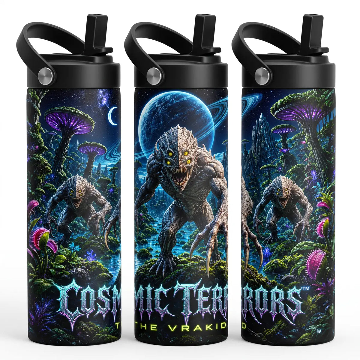 Cosmic Terrors™ - The Vrakid 20oz Skinny Tumbler