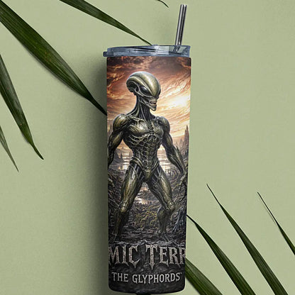 Cosmic Terrors™ - The Glyphords 20oz Skinny Tumbler