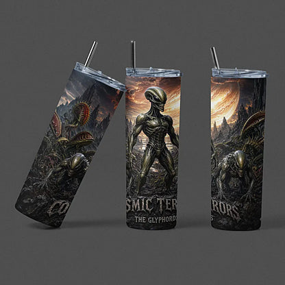 Cosmic Terrors™ - The Glyphords 20oz Skinny Tumbler