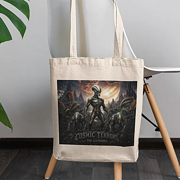 Cosmic Terrors™ - The Glyphords Canvas Tote Bag