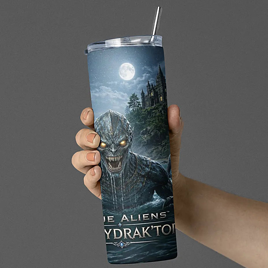 Rogue Aliens™ - The Hydrak'tor 20oz Skinny Tumbler