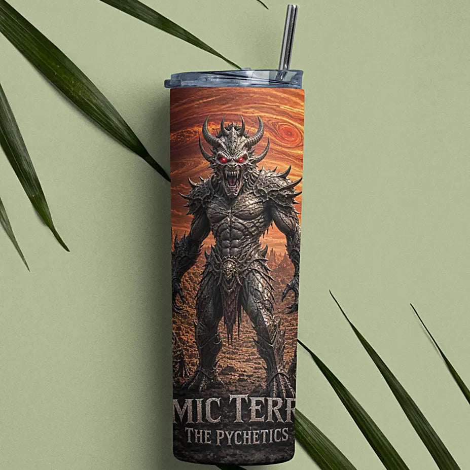 Cosmic Terrors™ - The Pychetics 20oz Skinny Tumbler