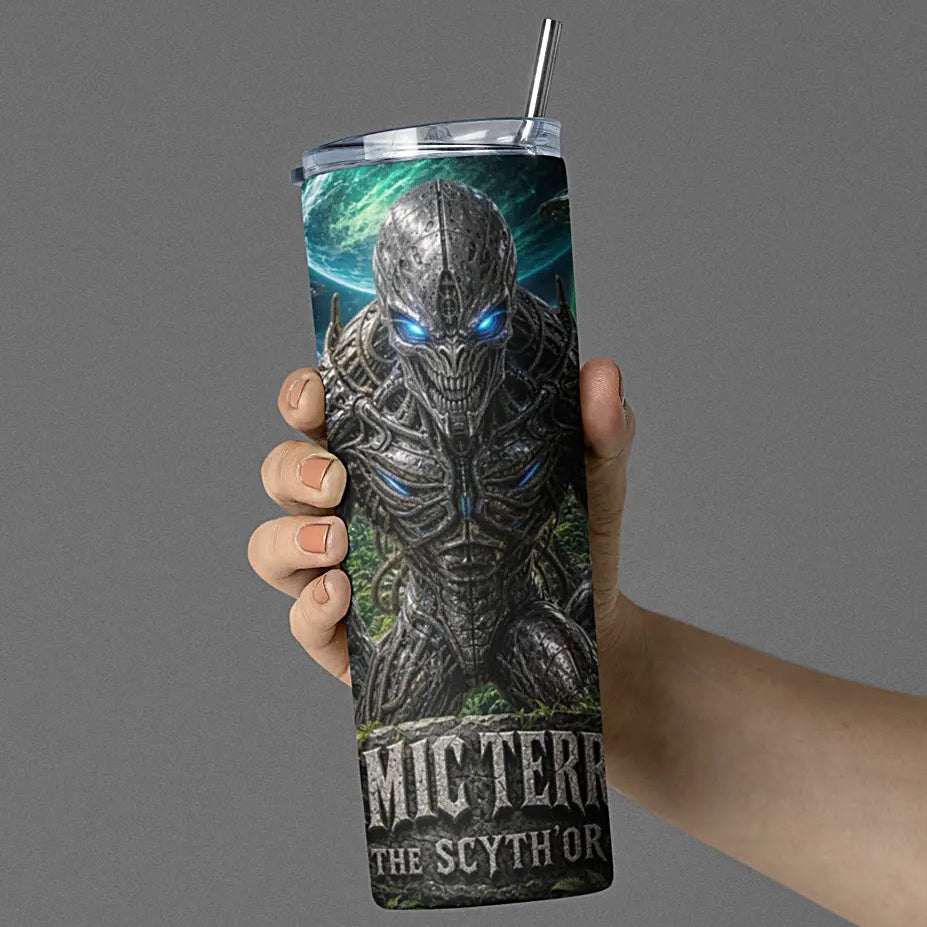 Cosmic Terrors™ - The Scyth'or 20oz Skinny Tumbler