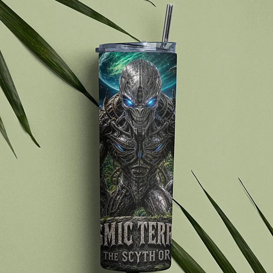 Cosmic Terrors™ - The Scyth'or 20oz Skinny Tumbler