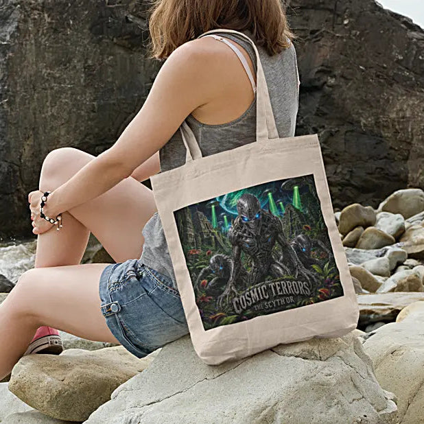 Cosmic Terrors™ - The Scyth'or Canvas Tote Bag
