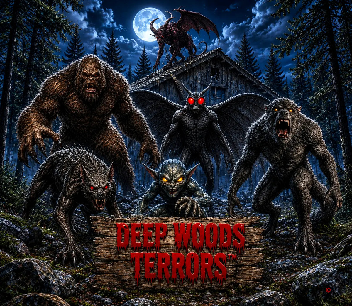 Deep Woods Terrors™ - Exclusive 20oz Skinny Tumbler