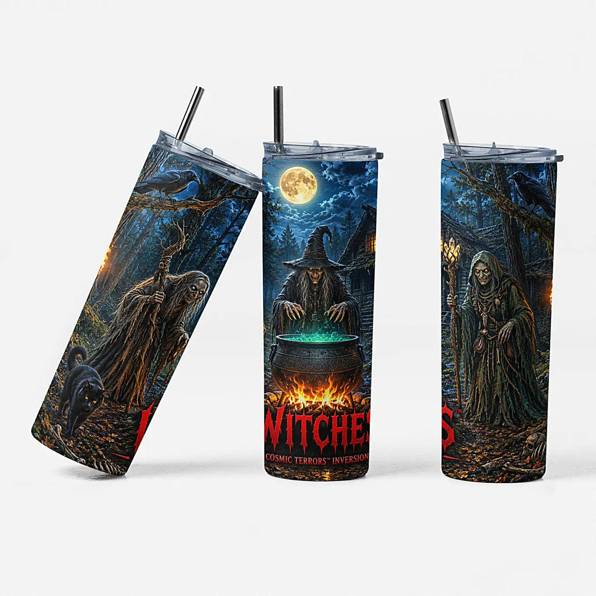 Cosmic Terrors™ Inversion - Witches 20oz Skinny Tumbler