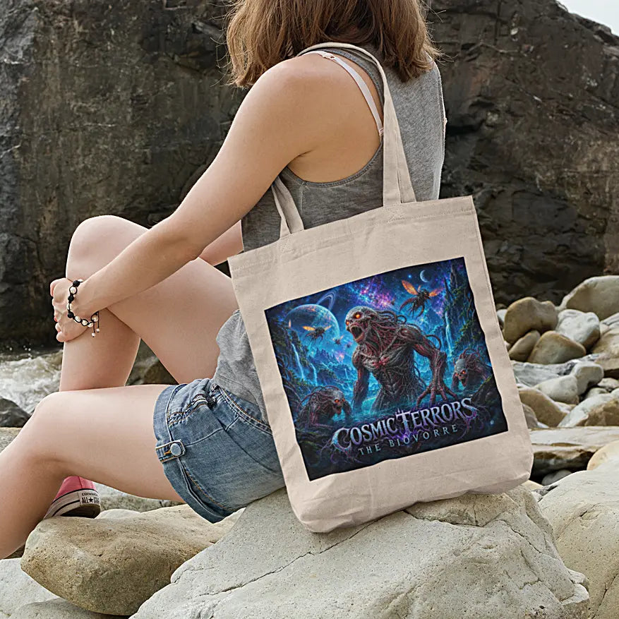 Cosmic Terrors™ - The Biovorre Canvas Tote Bag