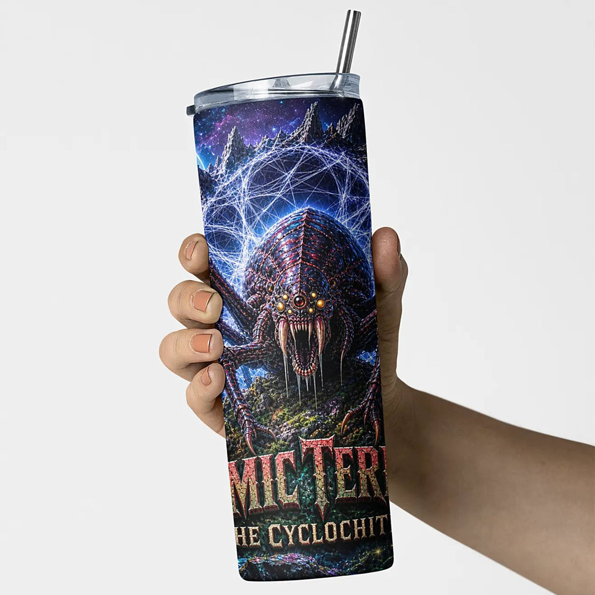 Cosmic Terrors™ - The Cyclochitins 20oz Skinny Tumbler