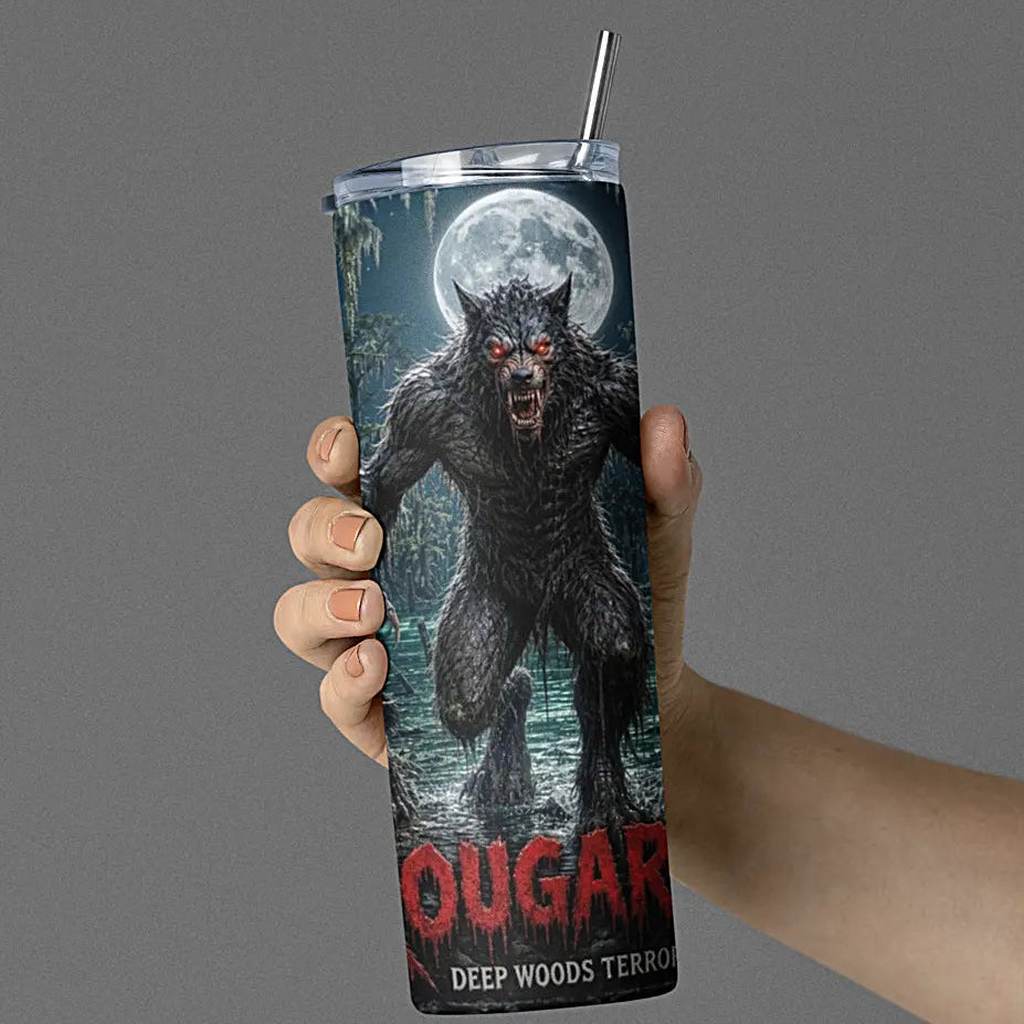 Deep Woods Terrors™ - Rougarou 20oz Skinny Tumbler