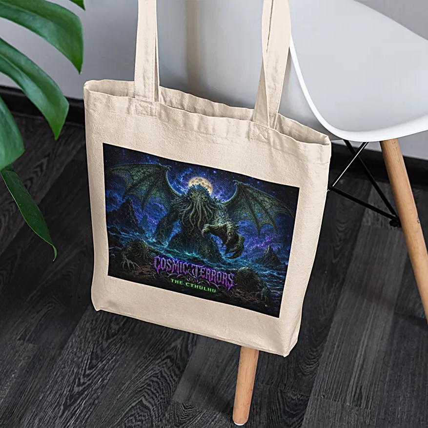 Cosmic Terrors™ - The Cthulhu Canvas Tote Bag
