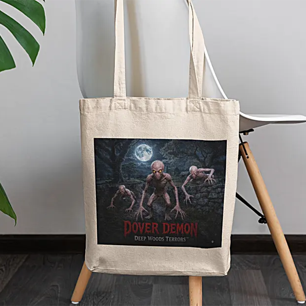 Deep Woods Terrors™ Dover Demon Canvas Tote Bag