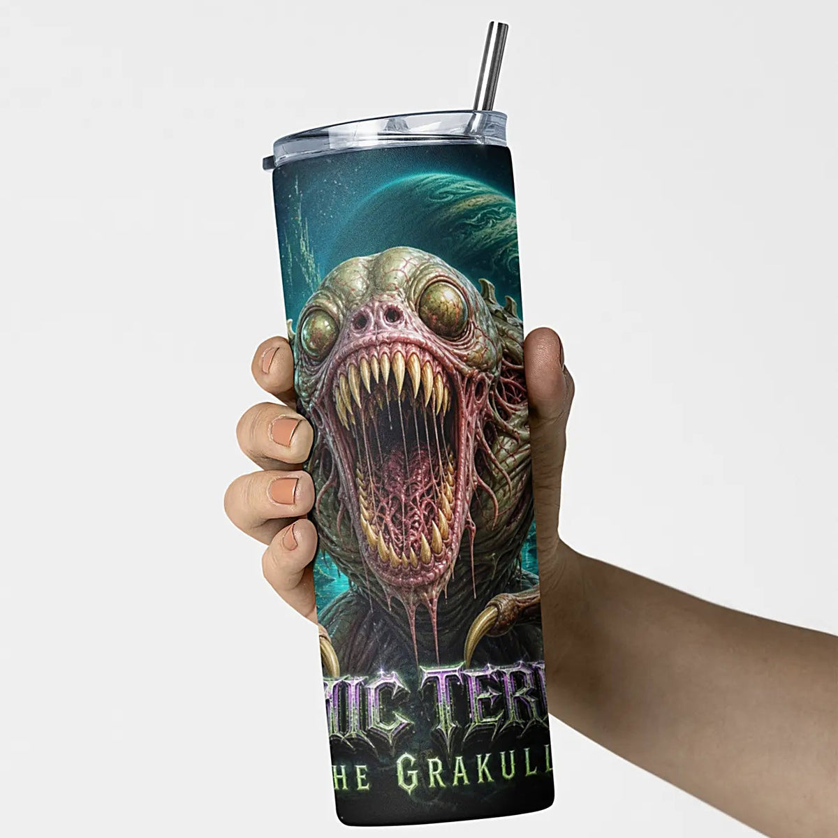 Cosmic Terrors™ - The Grakull 20oz Skinny Tumbler