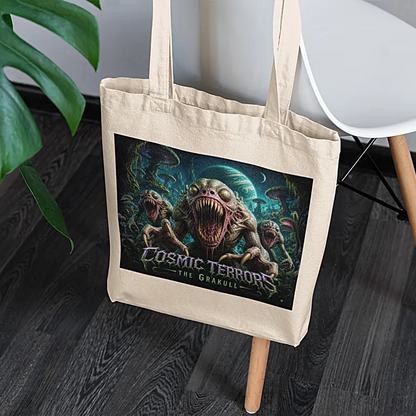 Cosmic Terrors™ - The Grakull Canvas Tote Bag
