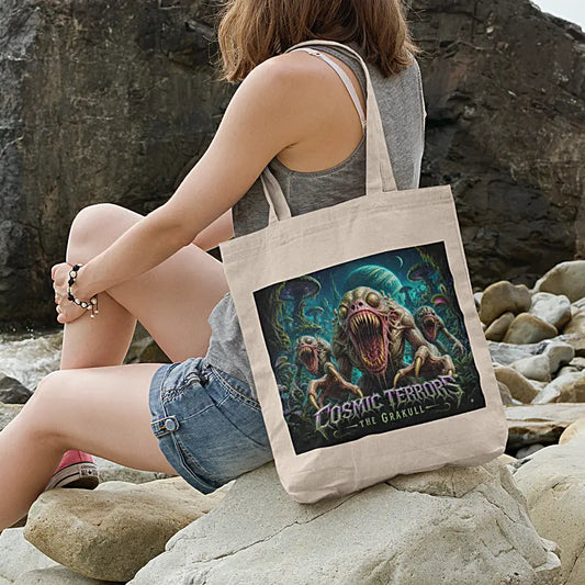 Cosmic Terrors™ - The Grakull Canvas Tote Bag