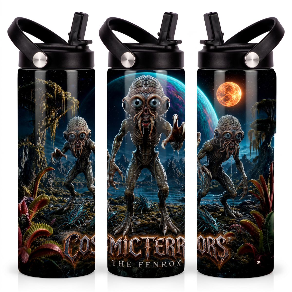 Cosmic Terrors™ - The Fenrox 20oz Skinny Tumbler