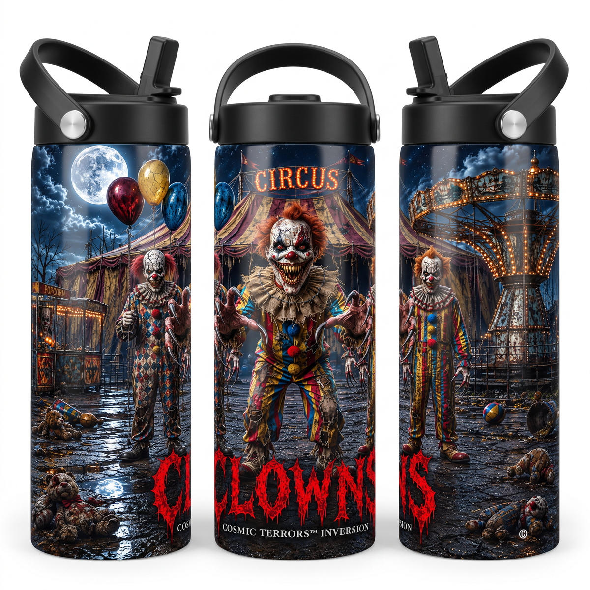 Cosmic Terrors™ Inversion - Clowns 20oz Skinny Tumbler