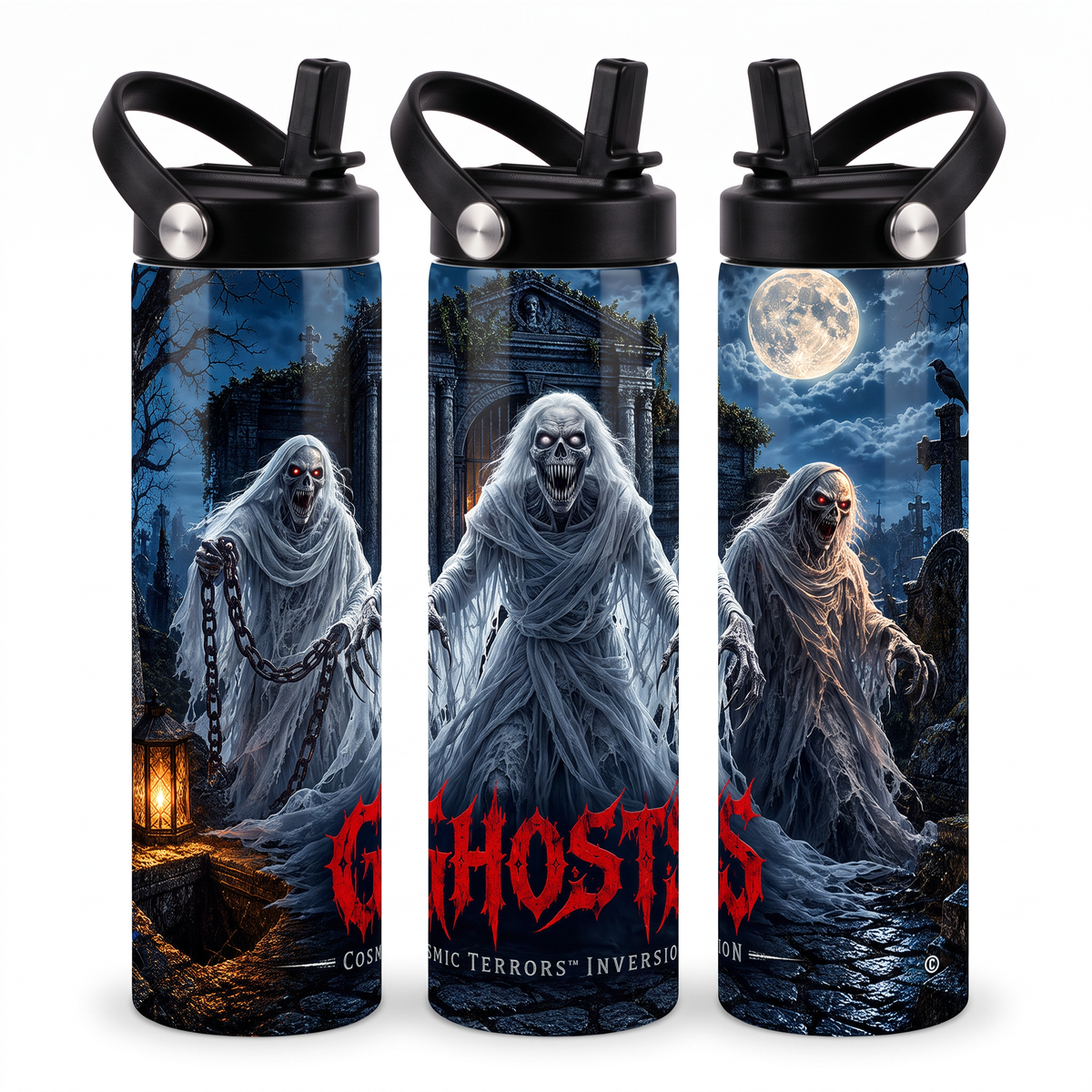 Cosmic Terrors™ Inversion - Ghosts 20oz Skinny Tumbler