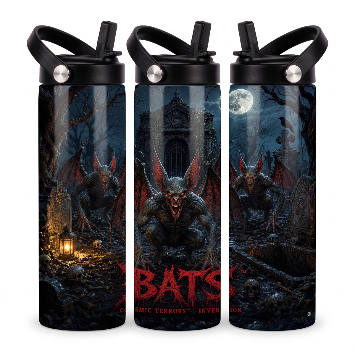 Cosmic Terrors™ Inversion - Bats 20oz Skinny Tumbler