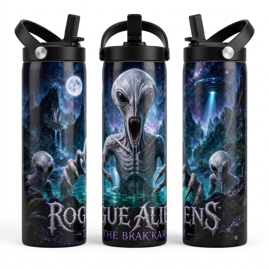 Rogue Aliens™ - The Brak'kar 20oz Skinny Tumbler