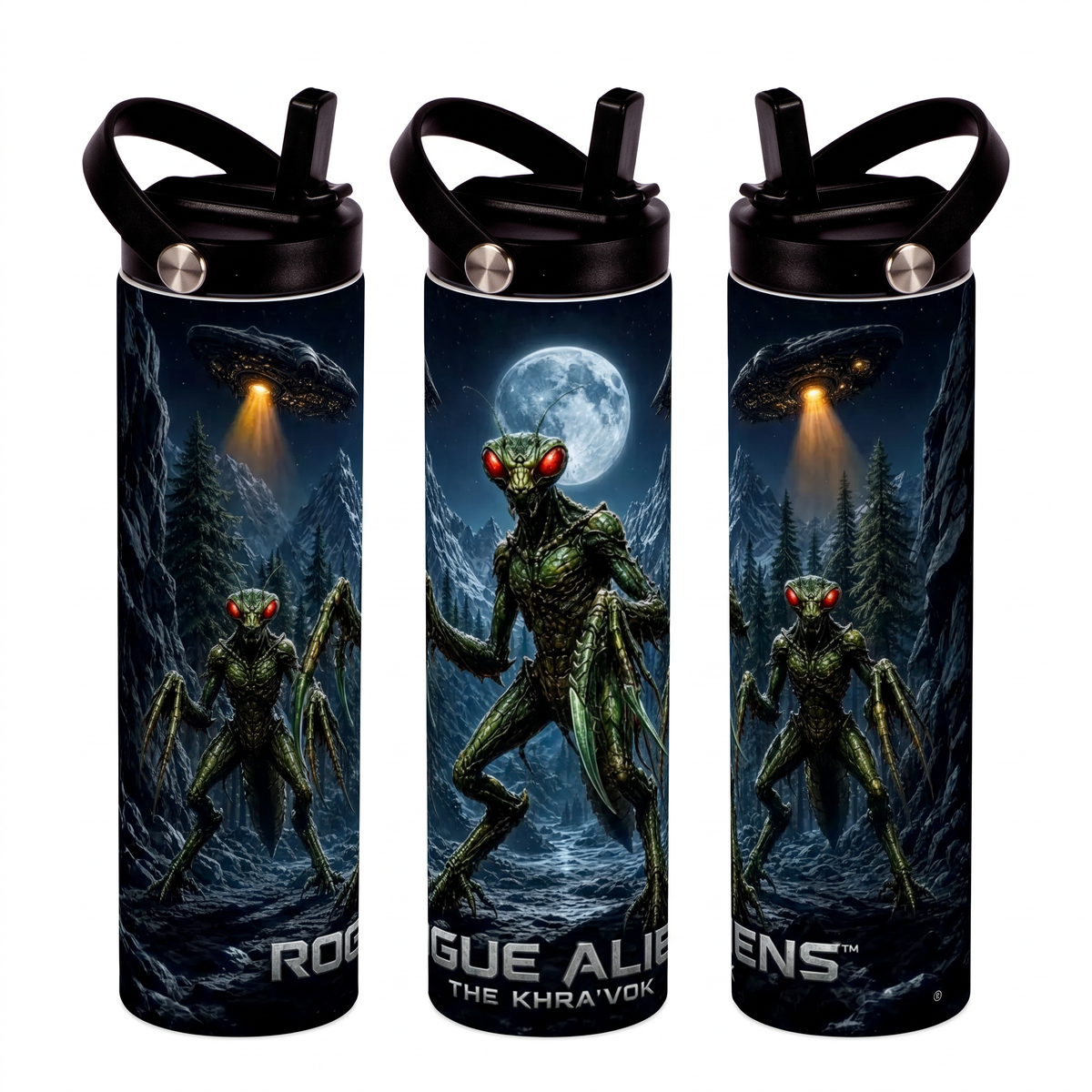Rogue Aliens™ The Khra'vok 20oz Skinny Tumbler
