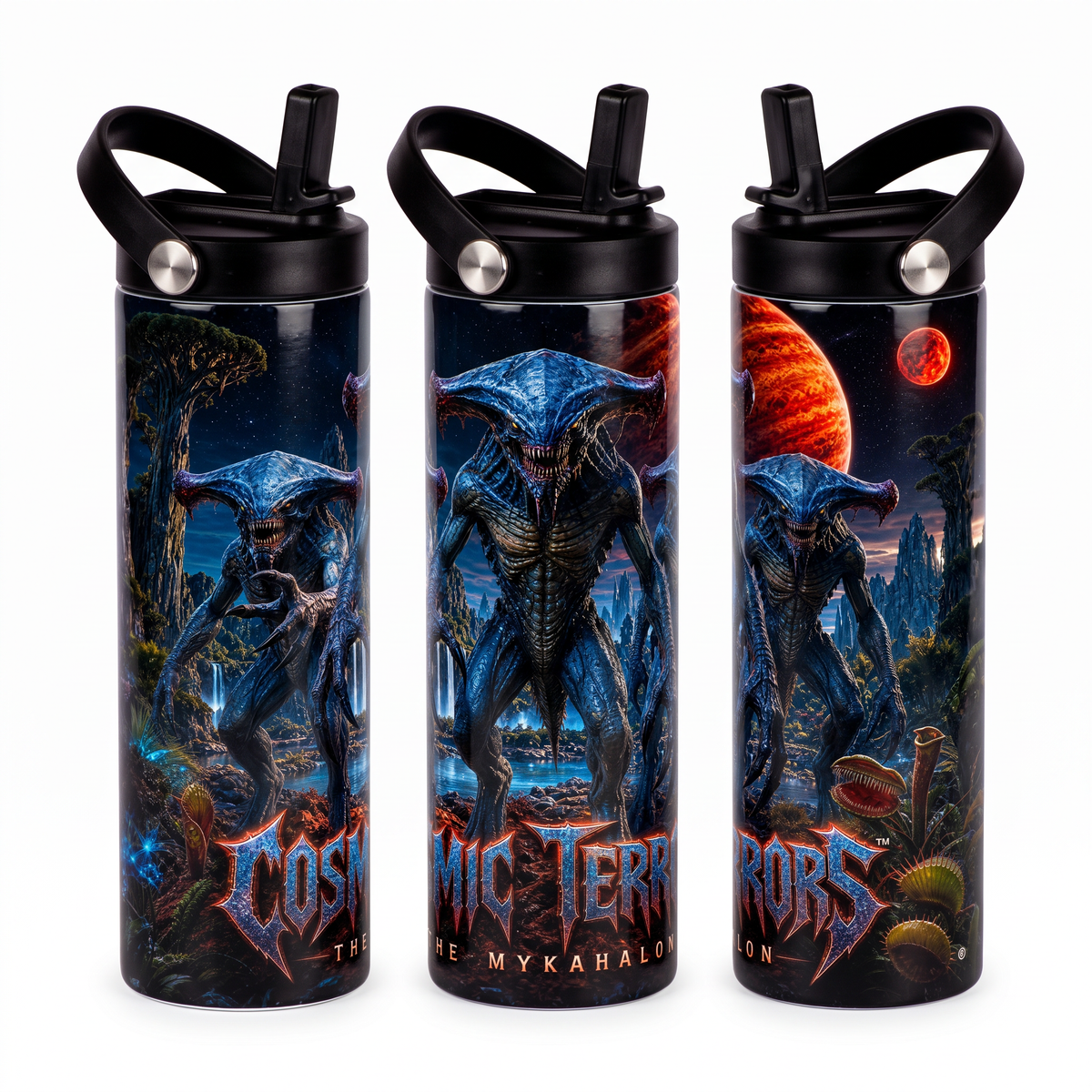 Cosmic Terrors™ - The Mykahalon 20oz Skinny Tumbler
