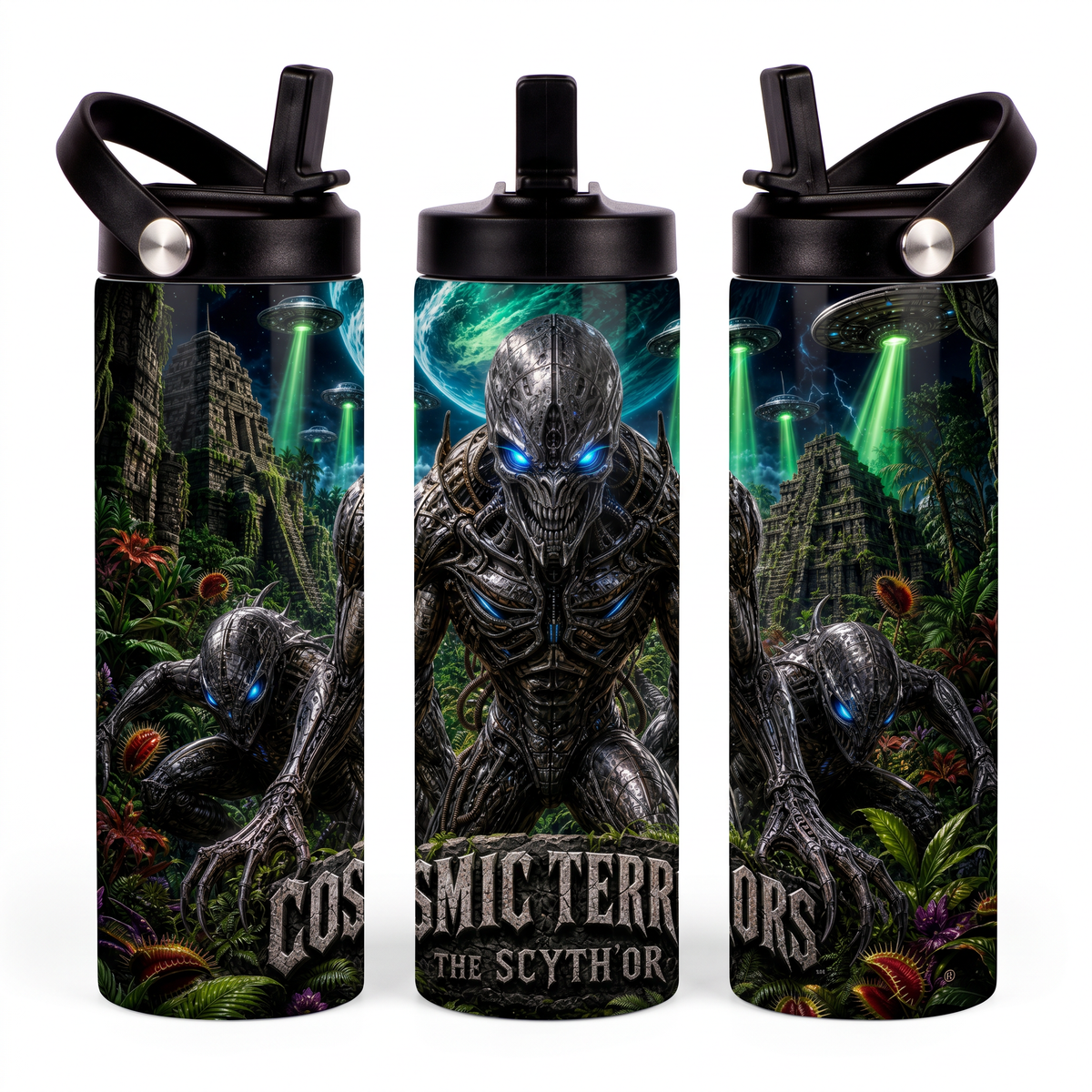 Cosmic Terrors™ - The Scyth'or 20oz Skinny Tumbler