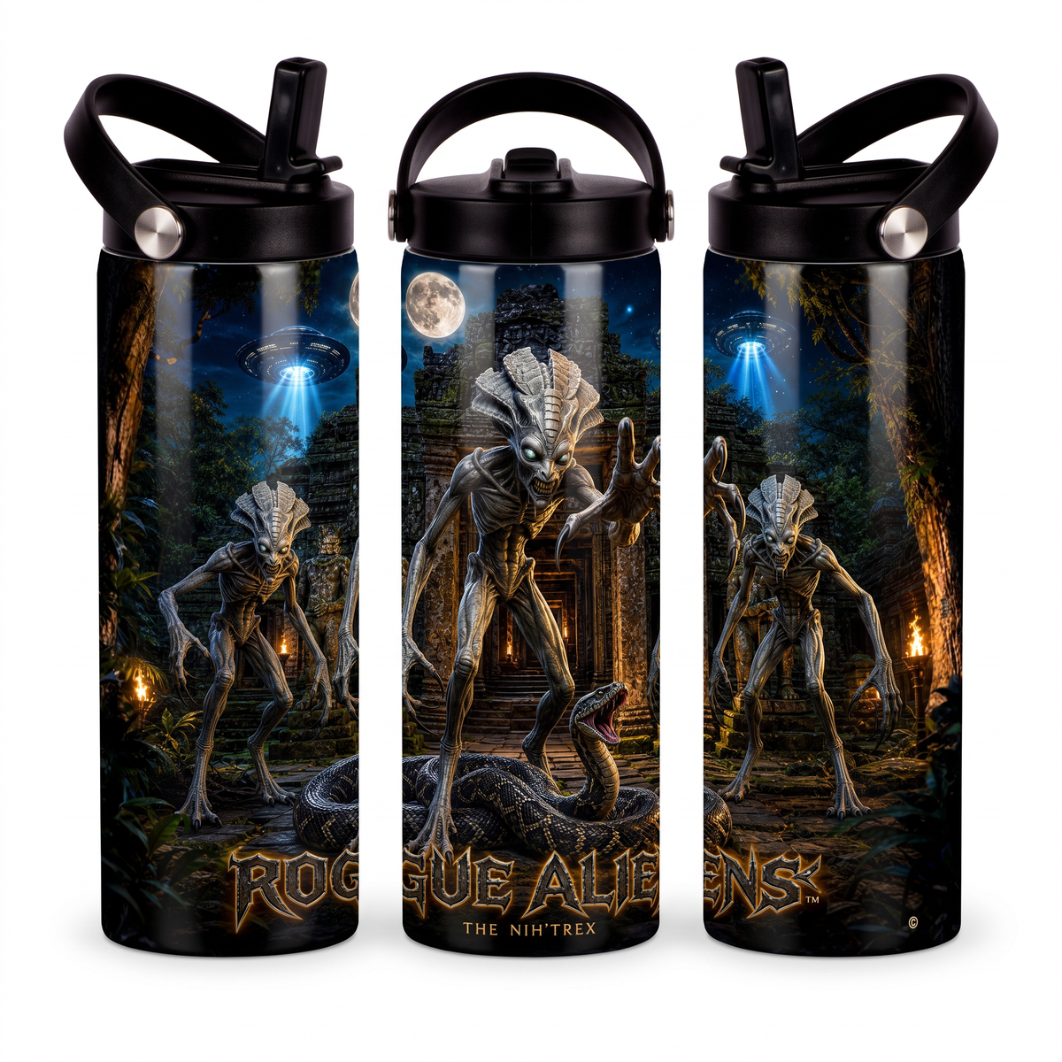 Rogue Aliens™ - The Nih'trex 20oz Skinny Tumbler