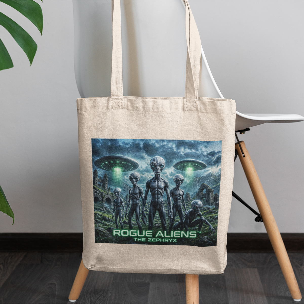 Rogue Aliens™ - The Zephryx Canvas Tote Bag