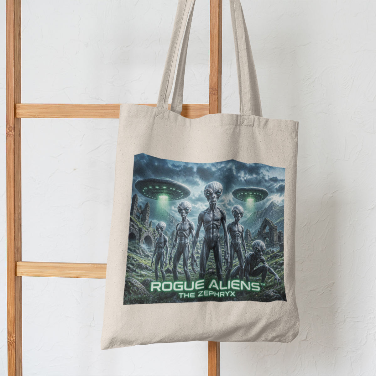 Rogue Aliens™ - The Zephryx Canvas Tote Bag