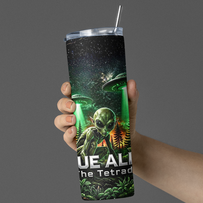 Rogue Aliens™ The Tetrads 20oz Skinny Tumbler