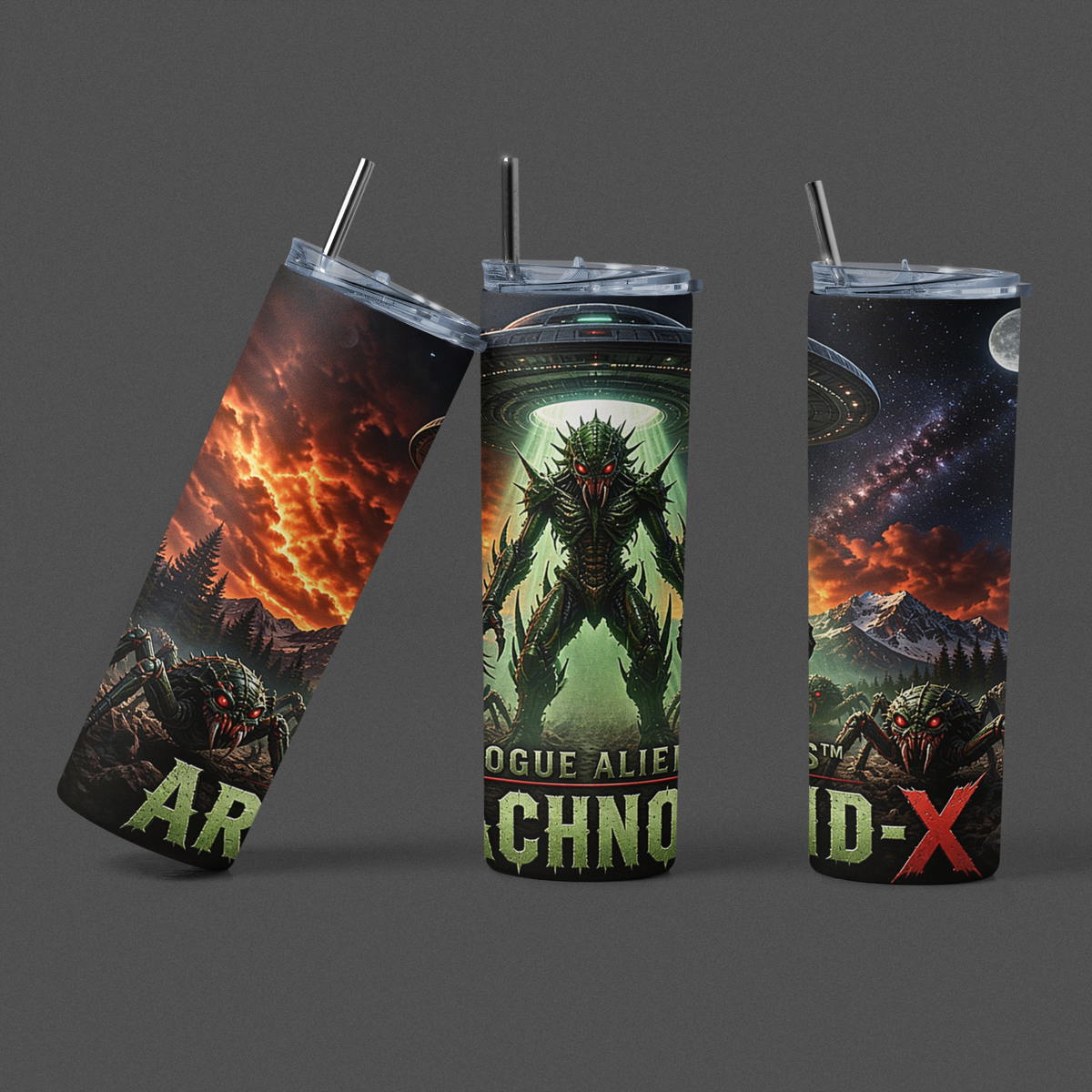 Rogue Aliens™ Arachnoid-X 20oz Skinny Tumbler