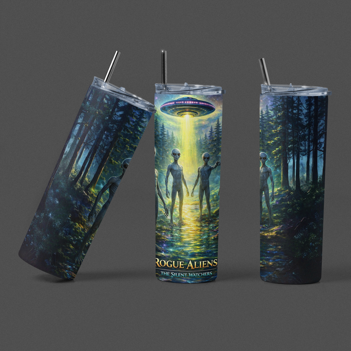 Rogue Aliens™ The Grayen 20oz Skinny Tumbler