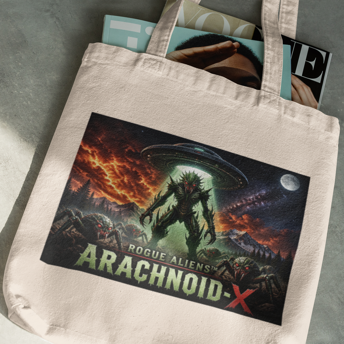 Rogue Aliens™ Arachnoid-X Tote Bag